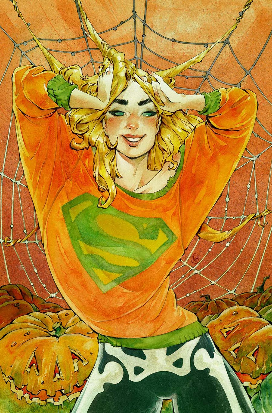 Supergirl Vol 8 #5 Cover D Variant Chuma Hill Pumpkin Spicy Card Stock Cover (DC All In)