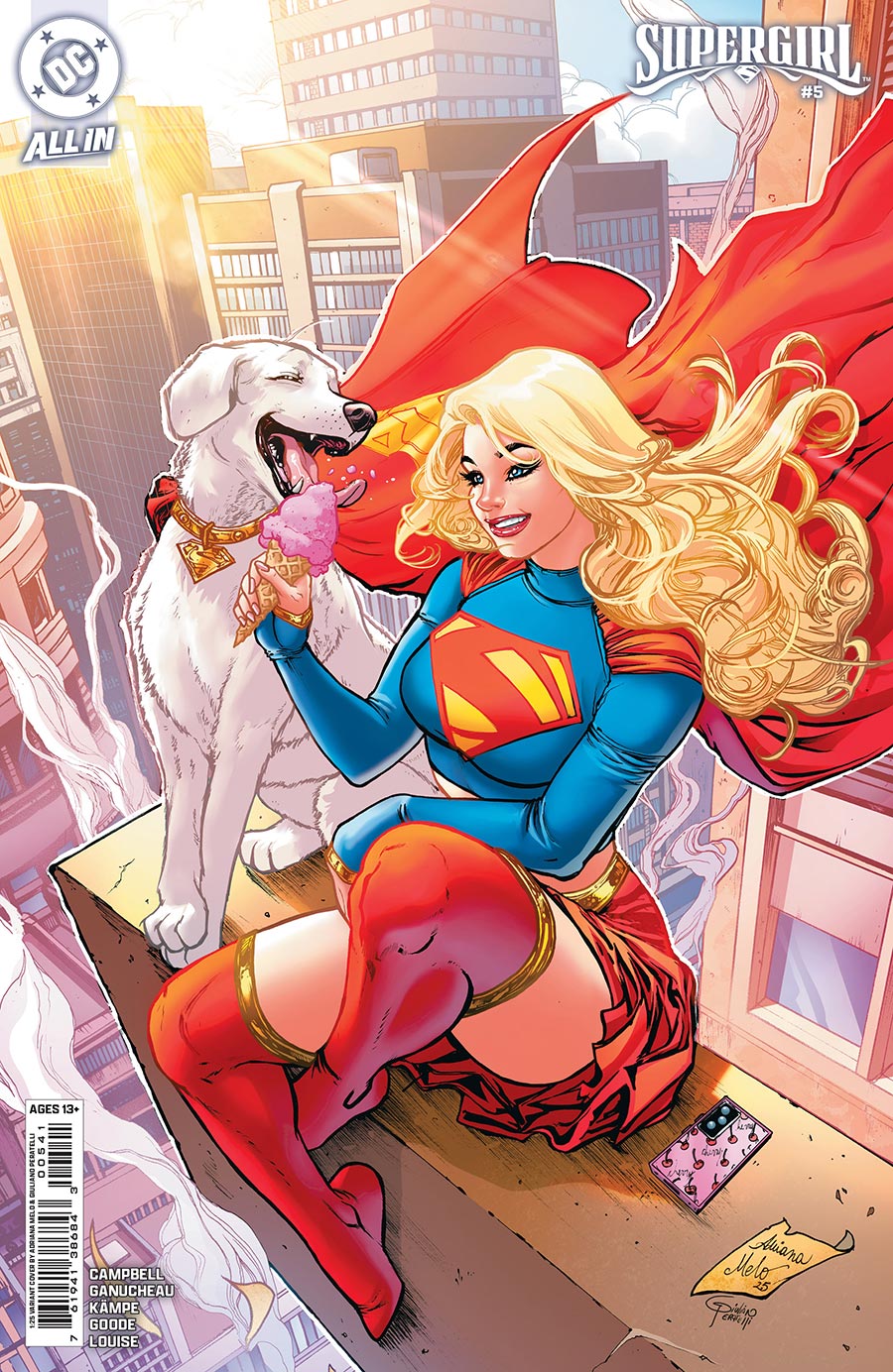 Supergirl Vol 8 #5 Cover F Incentive Adriana Melo Card Stock Variant Cover (DC All In)