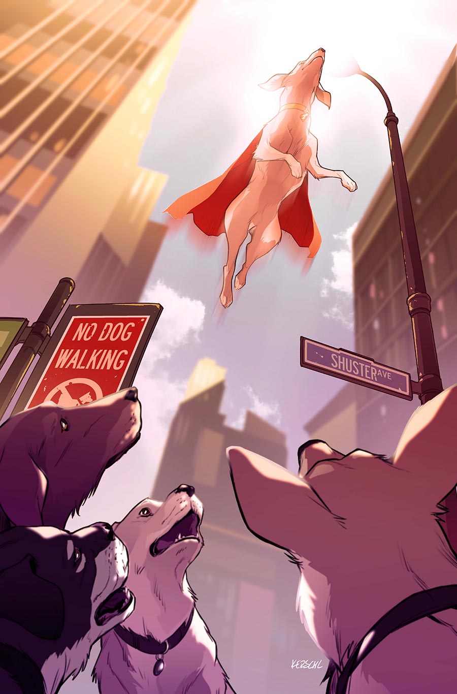 Krypto The Last Dog Of Krypton #4 Cover B Variant Karl Kerschl Card Stock Cover (DC All In)
