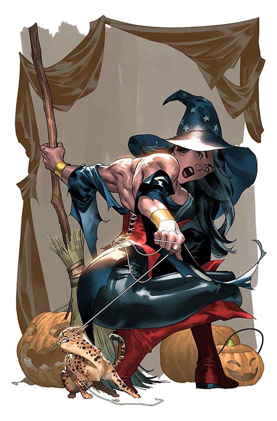 Wonder Woman Vol 6 #25 Cover E Variant Yasmine Putri Pumpkin Spicy Card Stock Cover (DC All In)