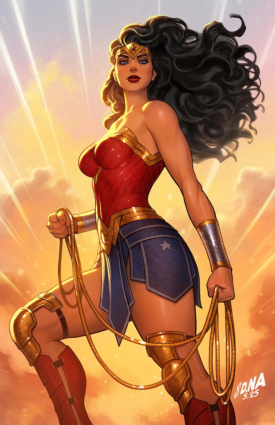 Wonder Woman Vol 6 #25 Cover G Variant David Nakayama Foil Cover (DC All In)