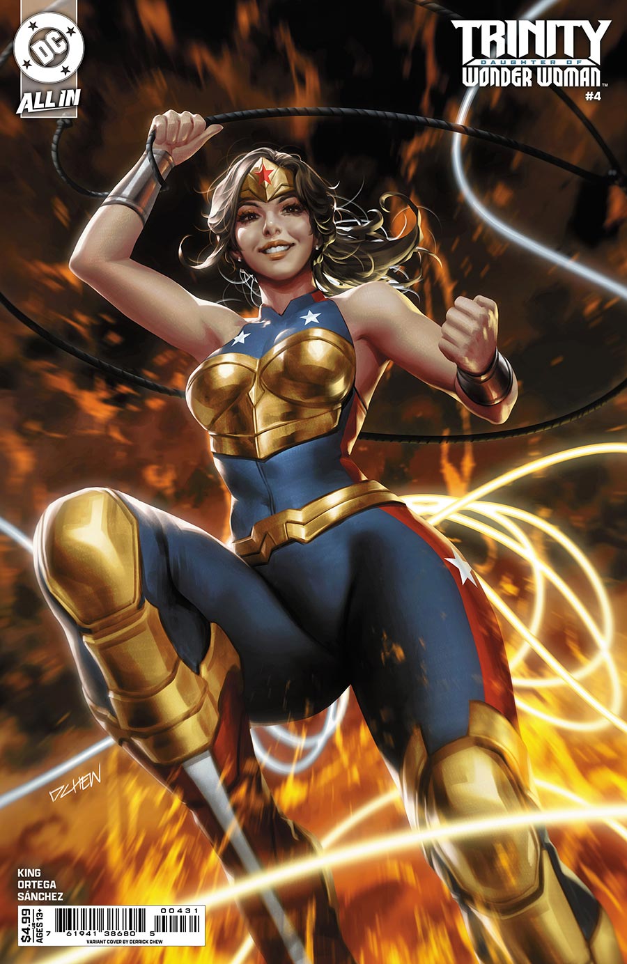 Trinity Daughter Of Wonder Woman #4 Cover B Variant Derrick Chew Card Stock Cover (DC All In)