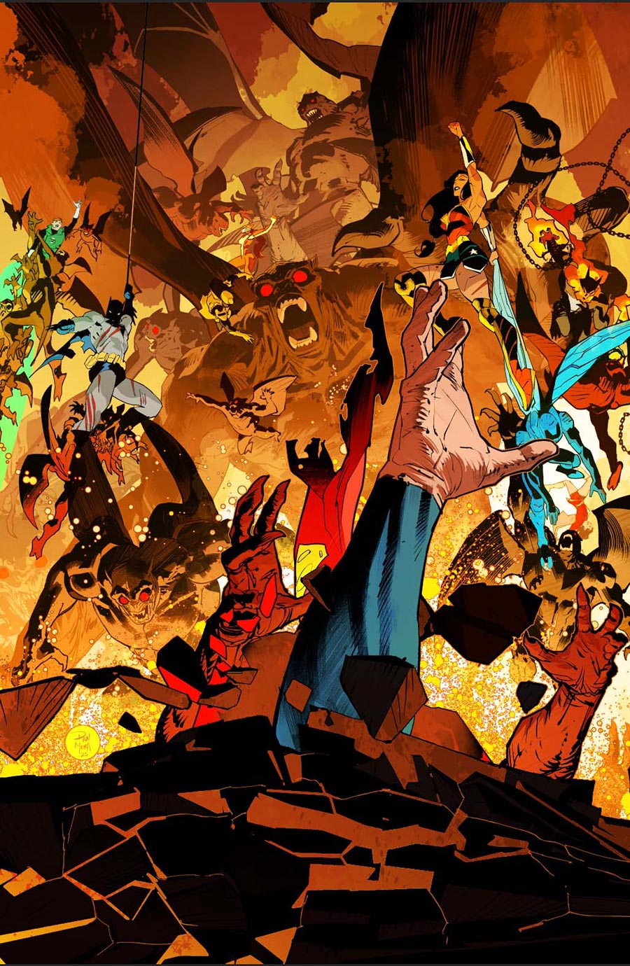 Justice League Unlimited #11 Cover A Regular Dan Mora Cover (DC All In)
