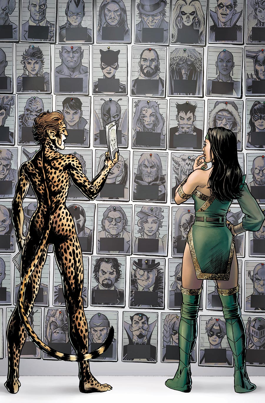 Cheetah And Cheshire Rob The Justice League #2 Cover A Regular Nicola Scott Cover (DC All In)