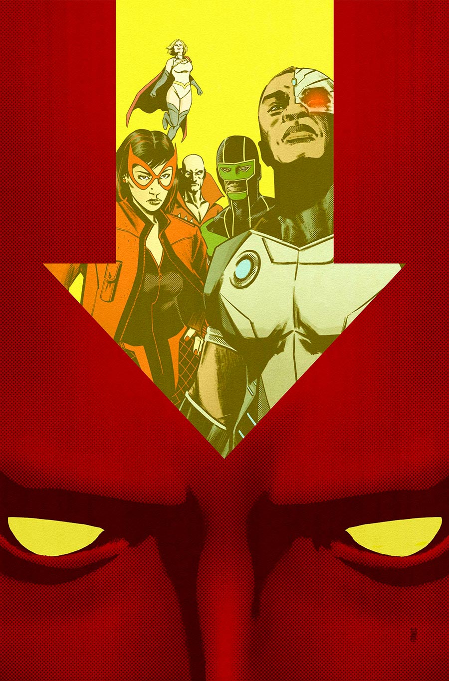 Justice League Red #2 Cover B Variant Jorge Fornes Card Stock Cover (DC All In)