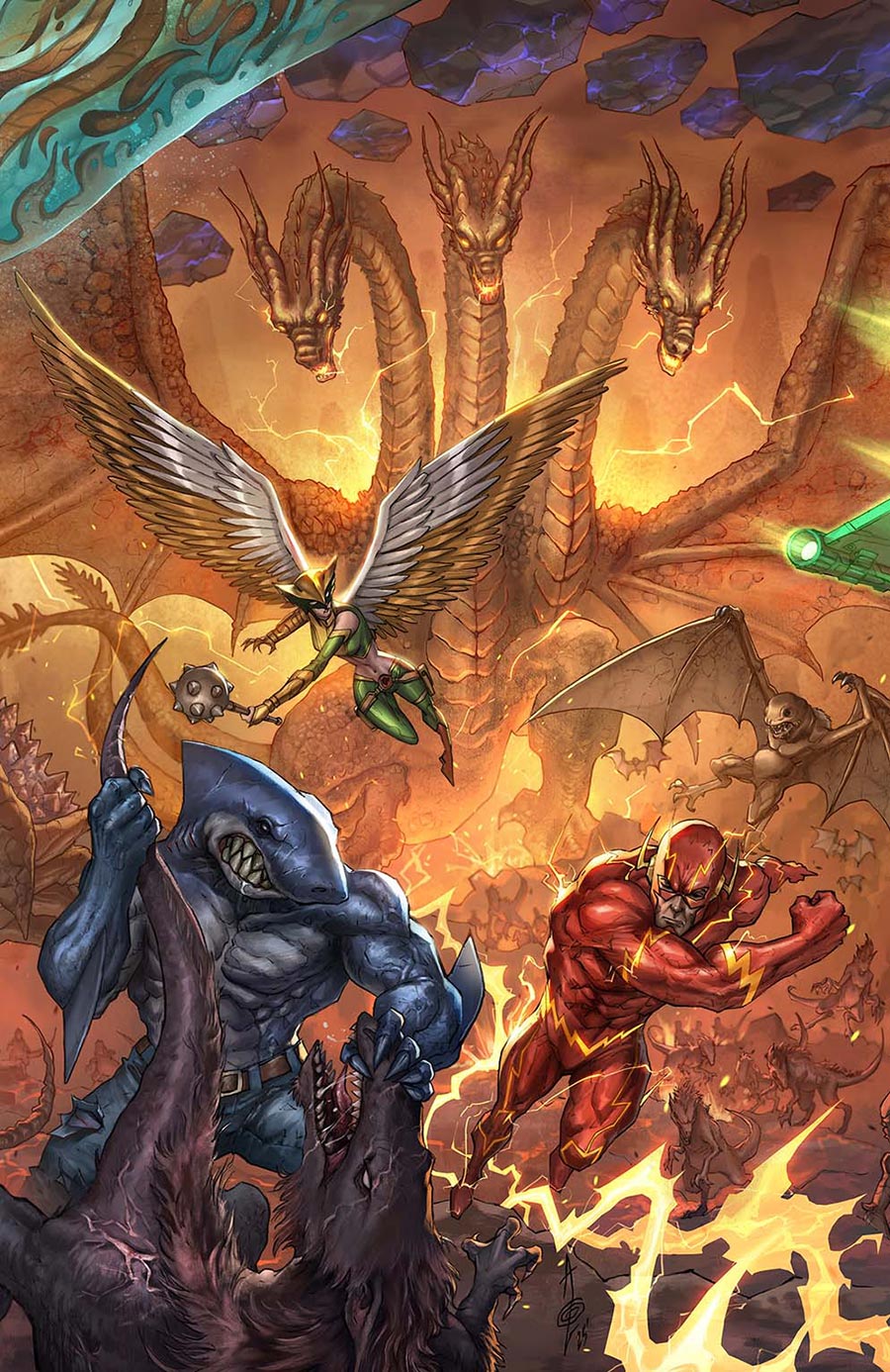 Justice League vs Godzilla vs Kong 2 #4 Cover C Variant Alan Quah Card Stock Cover