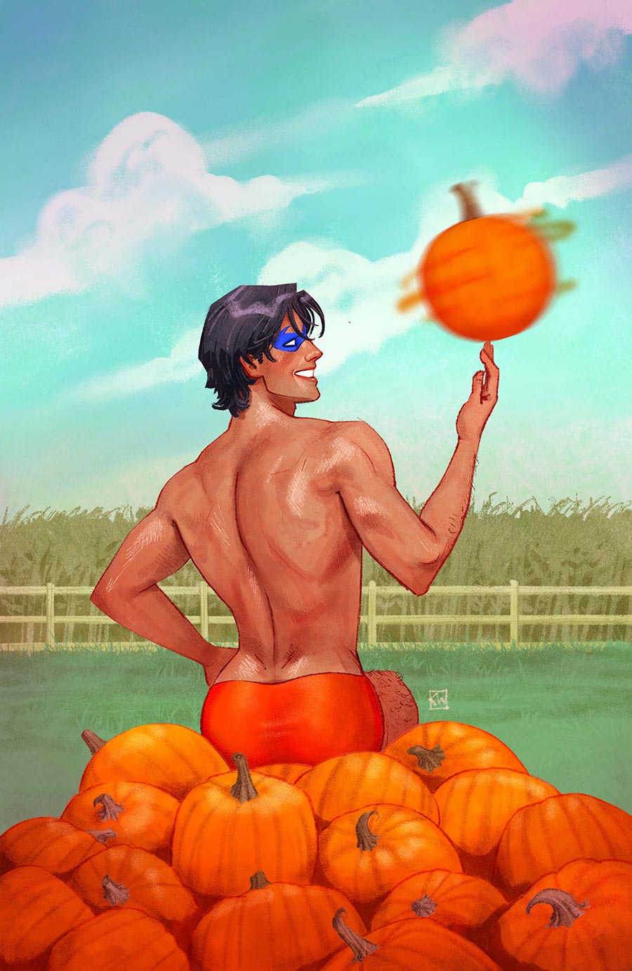 Nightwing Vol 4 #130 Cover D Variant Kevin Wada Pumpkin Spicy Card Stock Cover (DC All In)