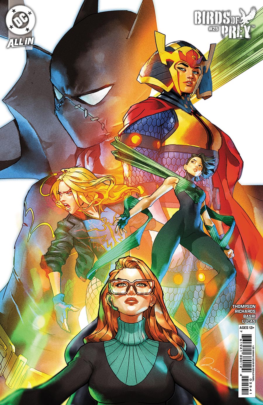 Birds Of Prey Vol 5 #25 Cover F Incentive Gerald Parel Card Stock Variant Cover (DC All In)