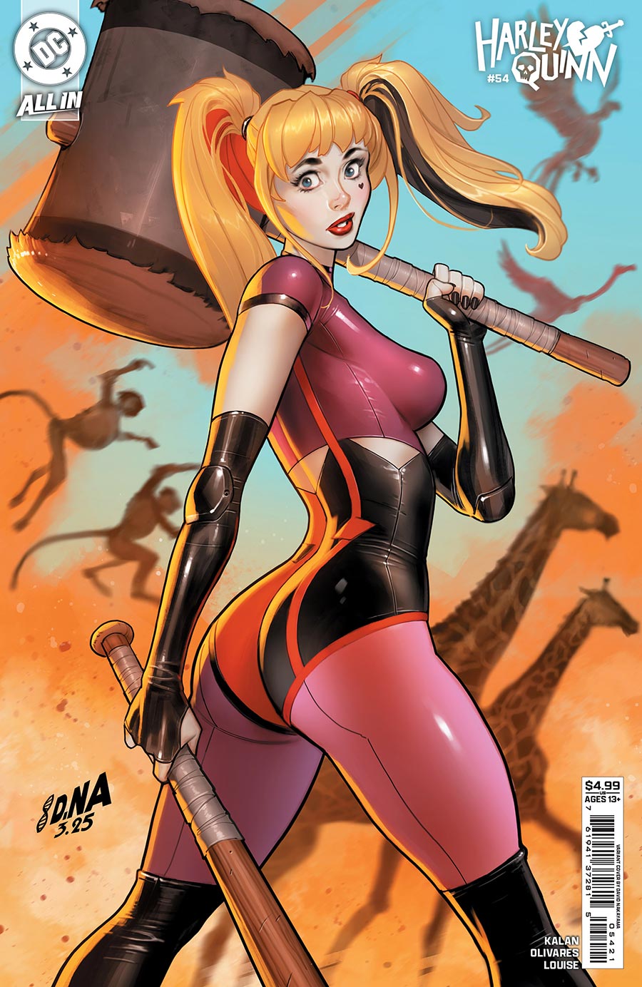 Harley Quinn Vol 4 #54 Cover B Variant David Nakayama Card Stock Cover (DC All In)