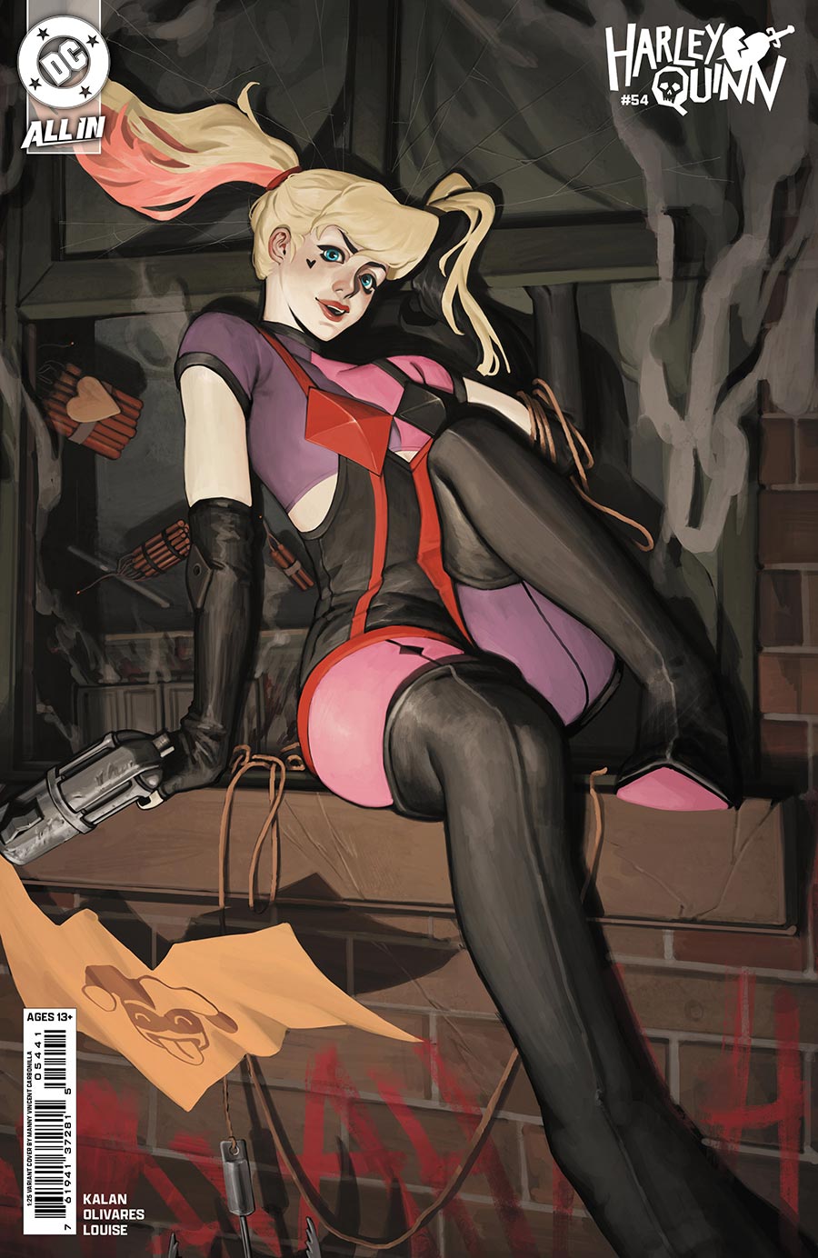 Harley Quinn Vol 4 #54 Cover E Incentive Manny Carbonilla Card Stock Variant Cover (DC All In)