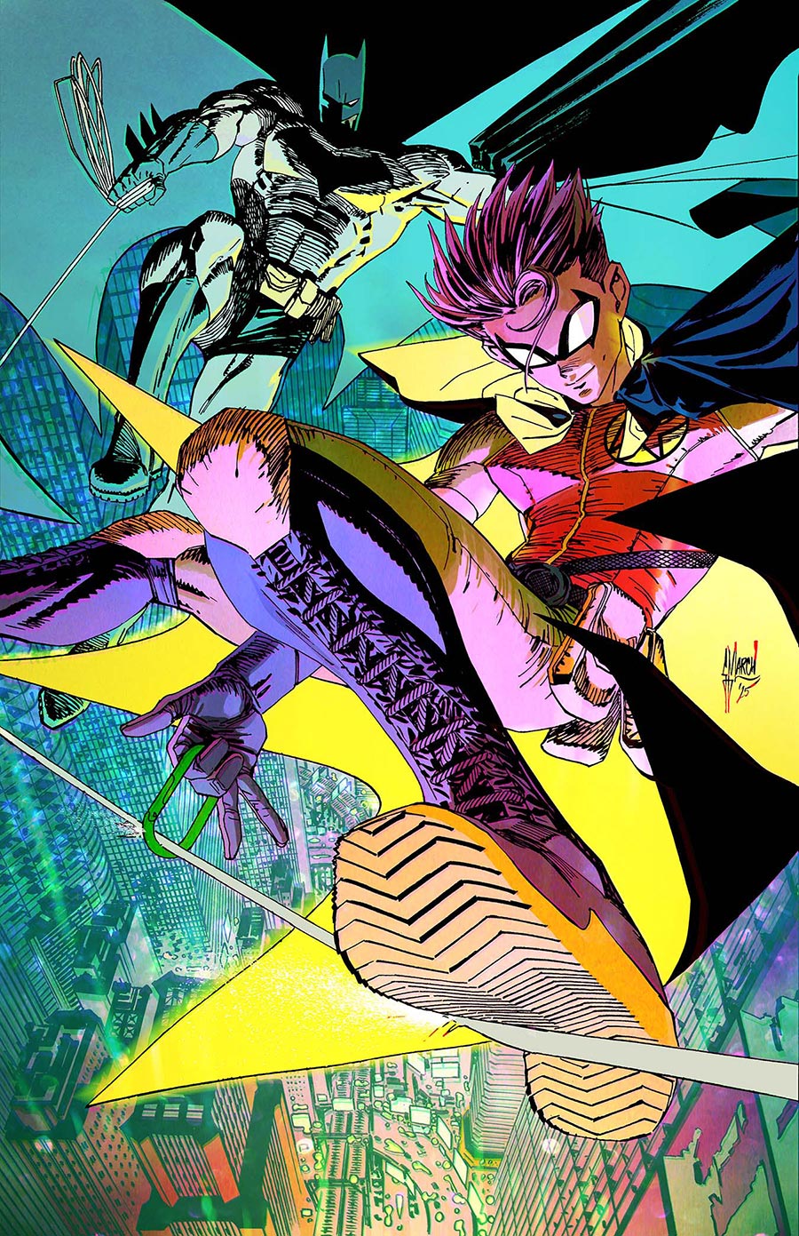 Batman And Robin Vol 3 #25 Cover B Variant Guillem March Card Stock Cover (DC All In)