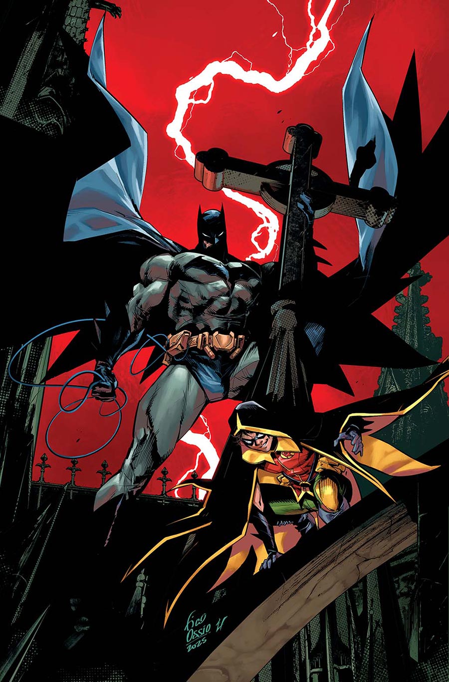 Batman And Robin Vol 3 #25 Cover C Variant Fico Ossio Card Stock Cover (DC All In)