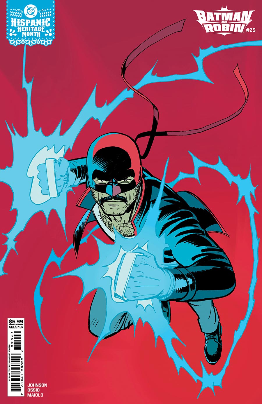 Batman And Robin Vol 3 #25 Cover E Variant Leonardo Romero Hispanic Heritage Month El Gaucho Card Stock Cover (DC All In)