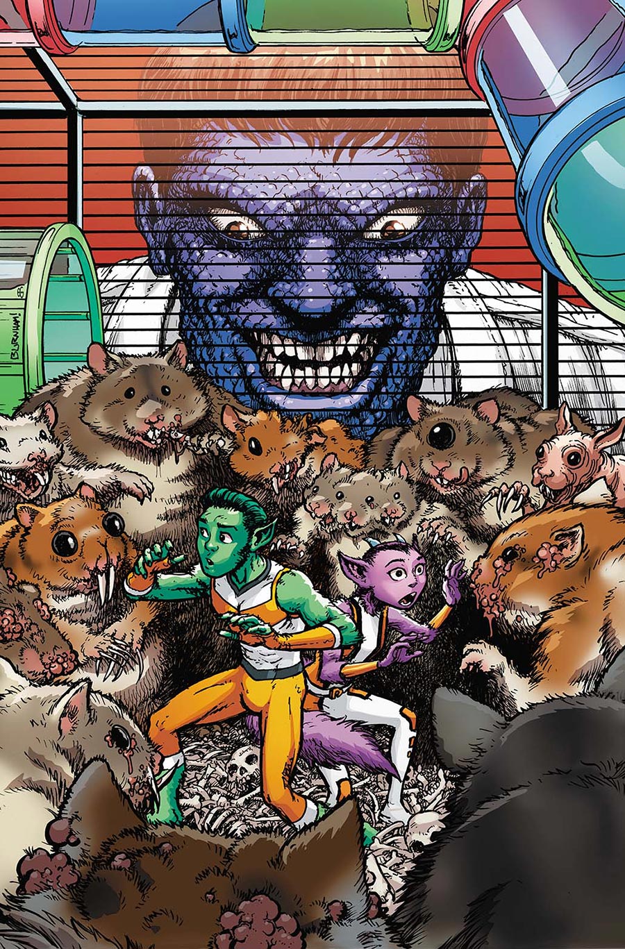 Titans Vol 4 #27 Cover B Variant Chris Burnham Card Stock Cover (DC All In)
