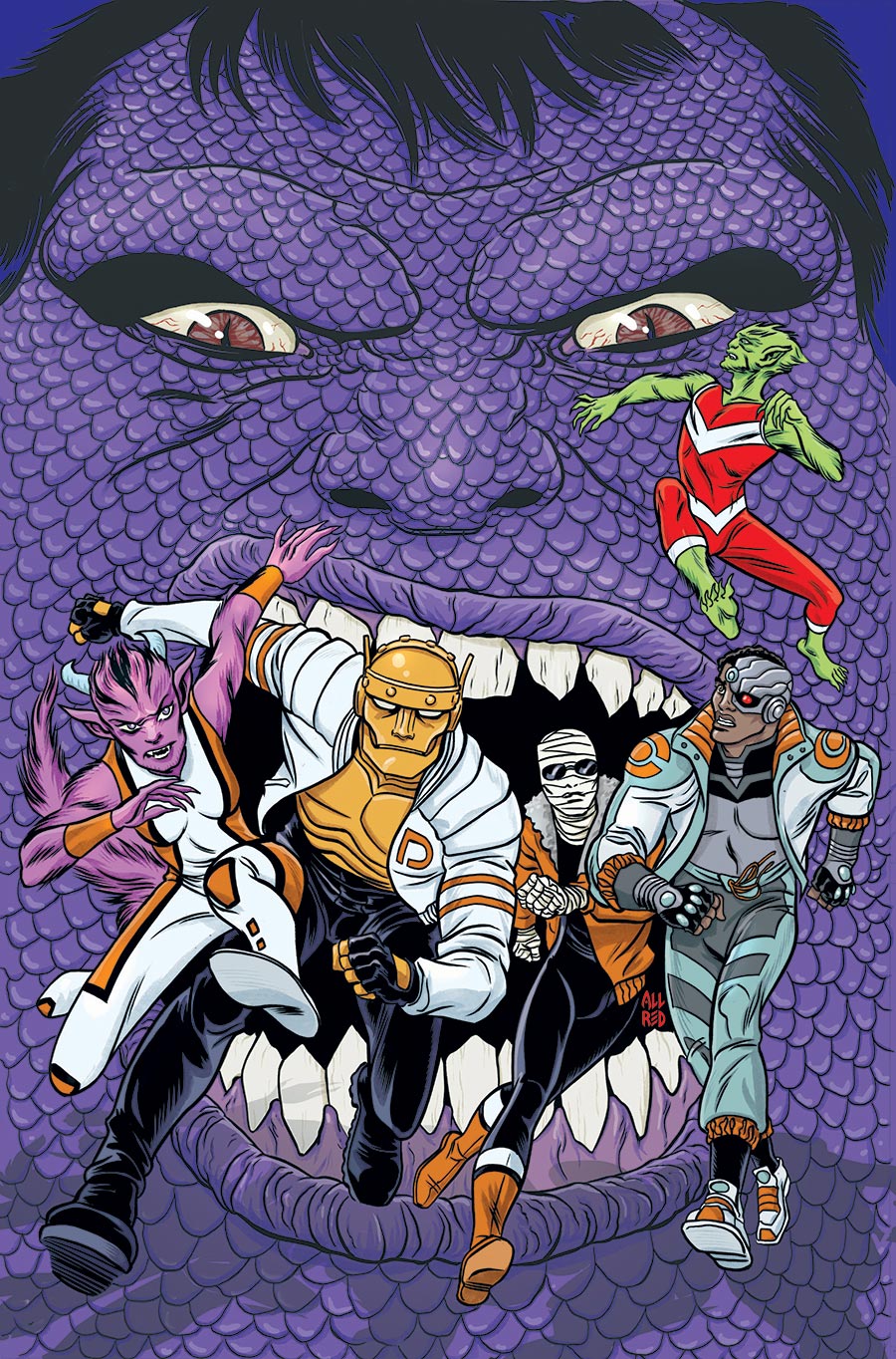 Titans Vol 4 #27 Cover C Variant Michael Allred Card Stock Cover (DC All In)