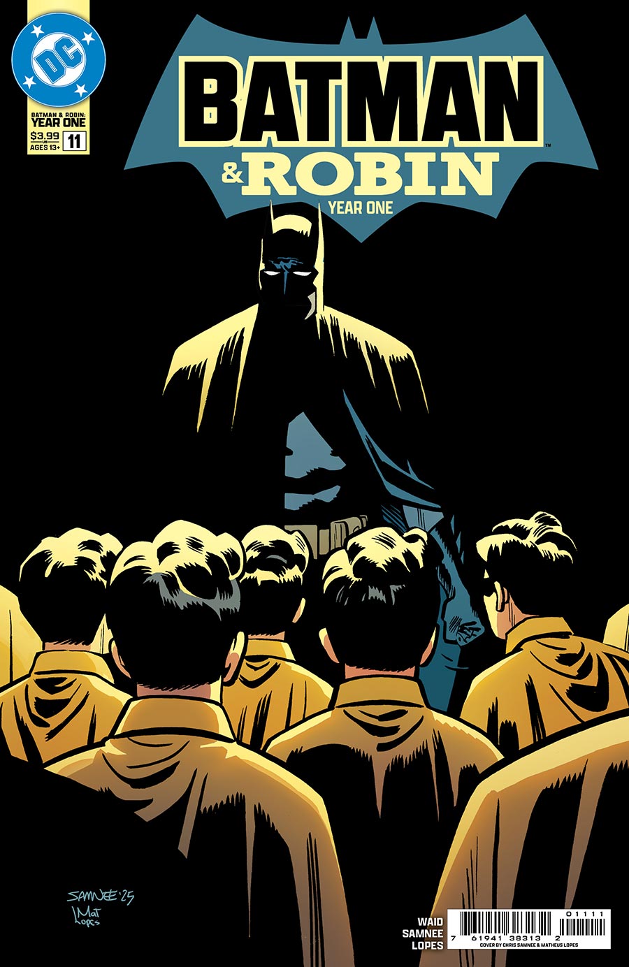 Batman And Robin Year One #11 Cover A Regular Chris Samnee Cover