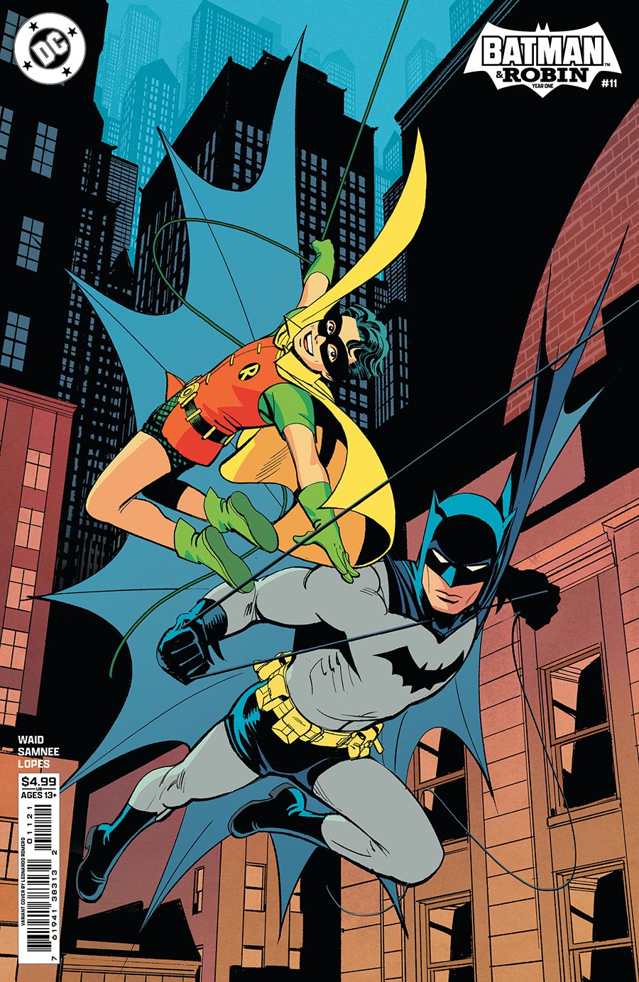 Batman And Robin Year One #11 Cover B Variant Leonardo Romero Card Stock Cover