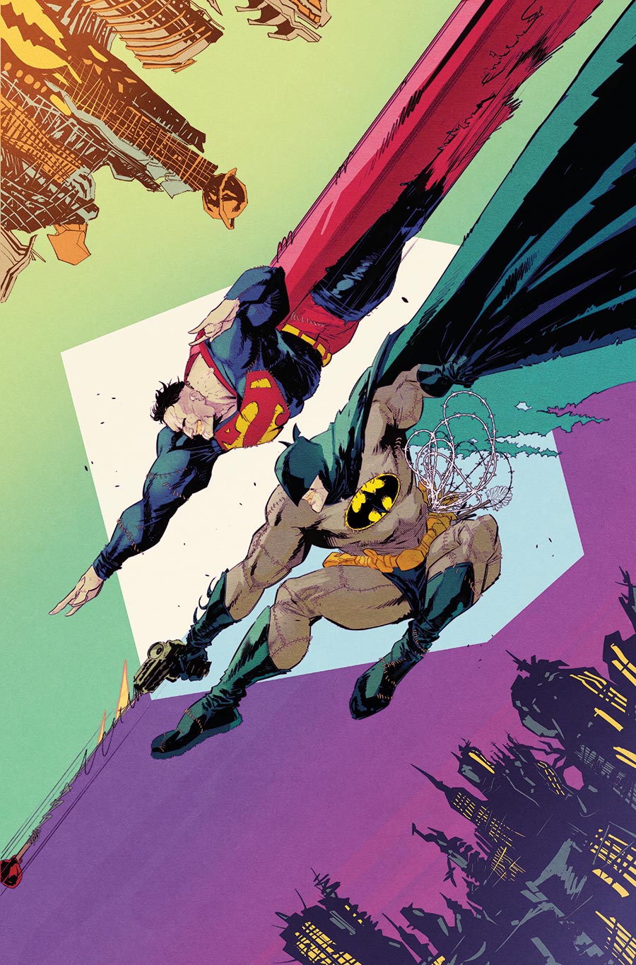 Batman Superman Worlds Finest #43 Cover C Variant Adrian Gutierrez Card Stock Cover