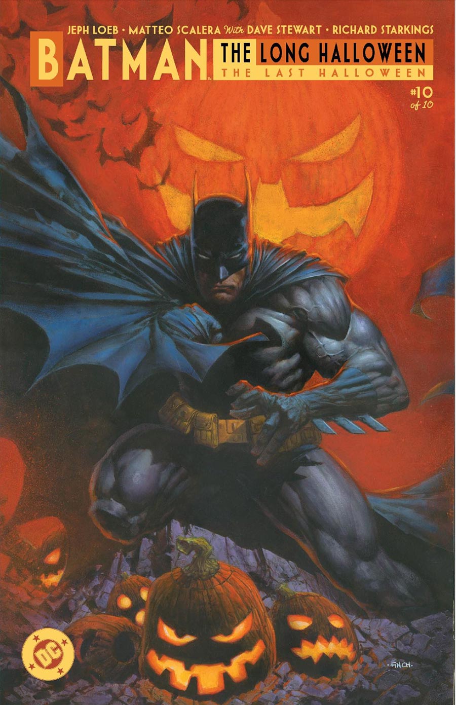 Batman The Long Halloween The Last Halloween #10 Cover D Variant David Finch Card Stock Cover (Limit 1 Per Customer)