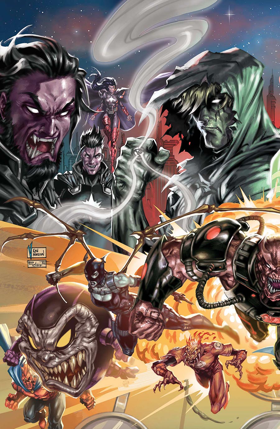Green Lantern Corps Vol 4 #8 Cover A Regular V Ken Marion Cover (DC All In)(Starbreaker Supremacy Part 4)