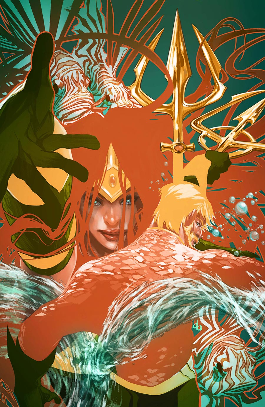 Aquaman Vol 7 #9 Cover D Variant Don Aguillo Card Stock Cover (DC All In)