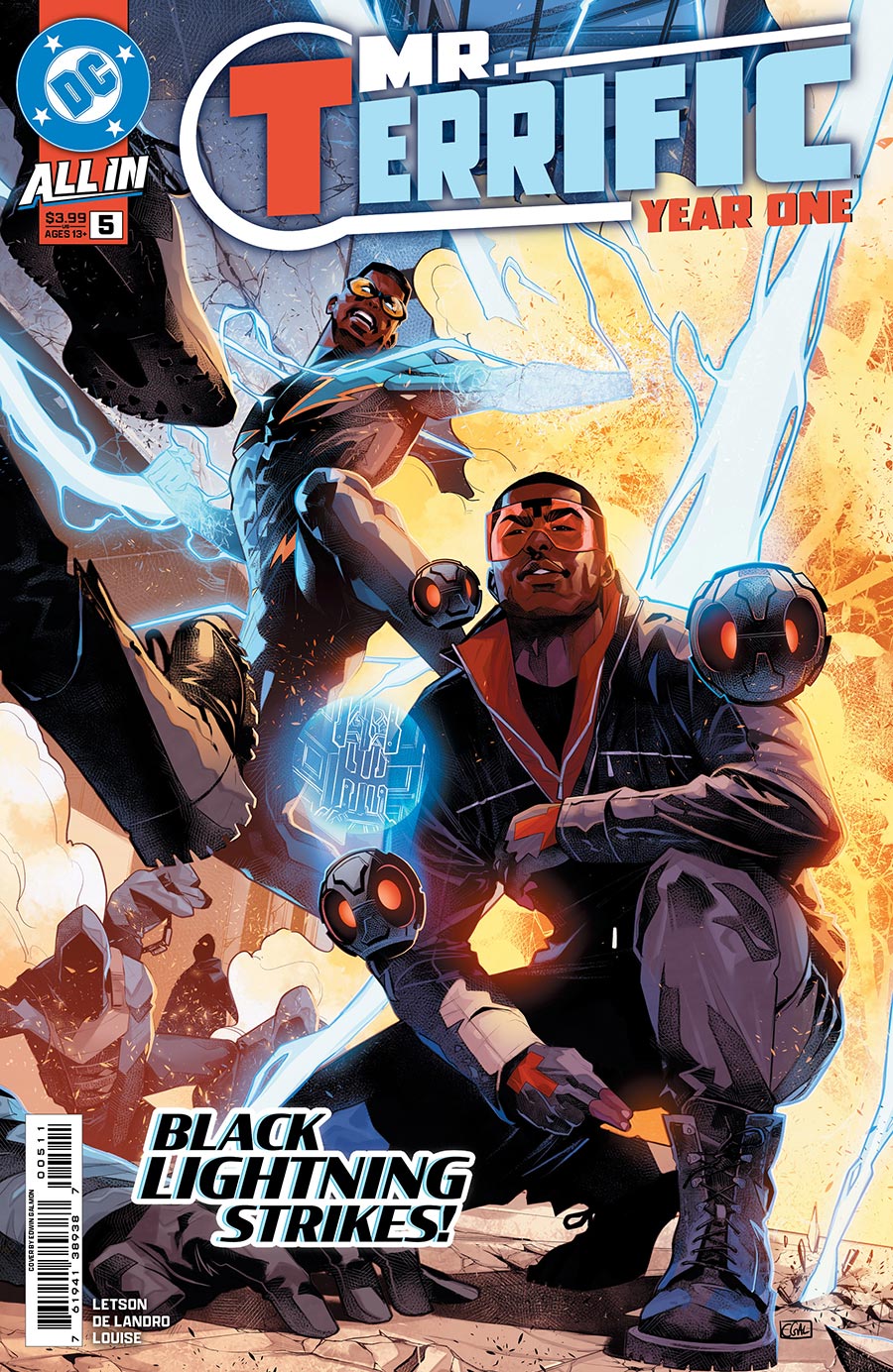Mr Terrific Year One #5 Cover A Regular Edwin Galmon Cover (DC All In)