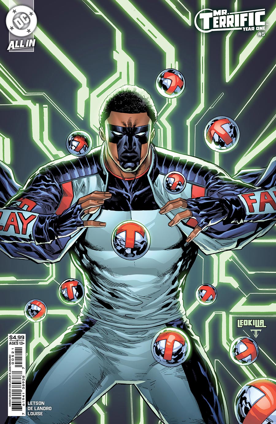 Mr Terrific Year One #5 Cover B Variant Ken Lashley Card Stock Cover (DC All In)