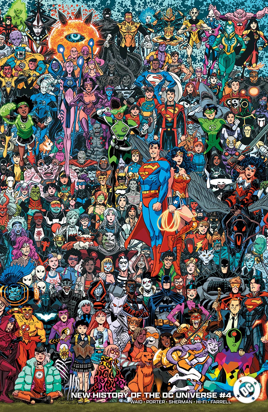 New History Of The DC Universe #4 Cover D Variant Scott Koblish Legacy Wraparound Card Stock Cover