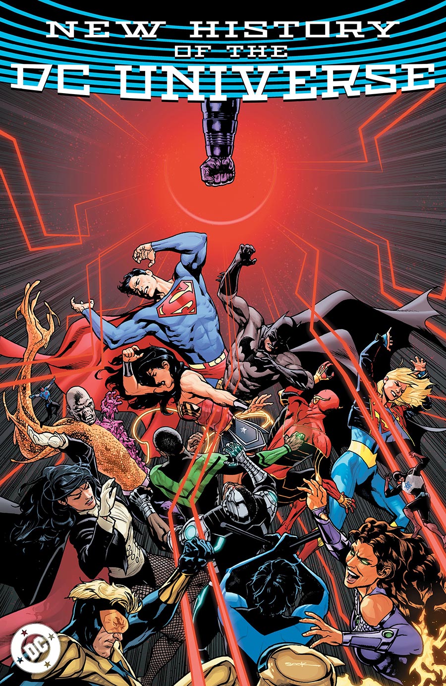 New History Of The DC Universe #4 Cover E Variant Ryan Sook Foil Cover