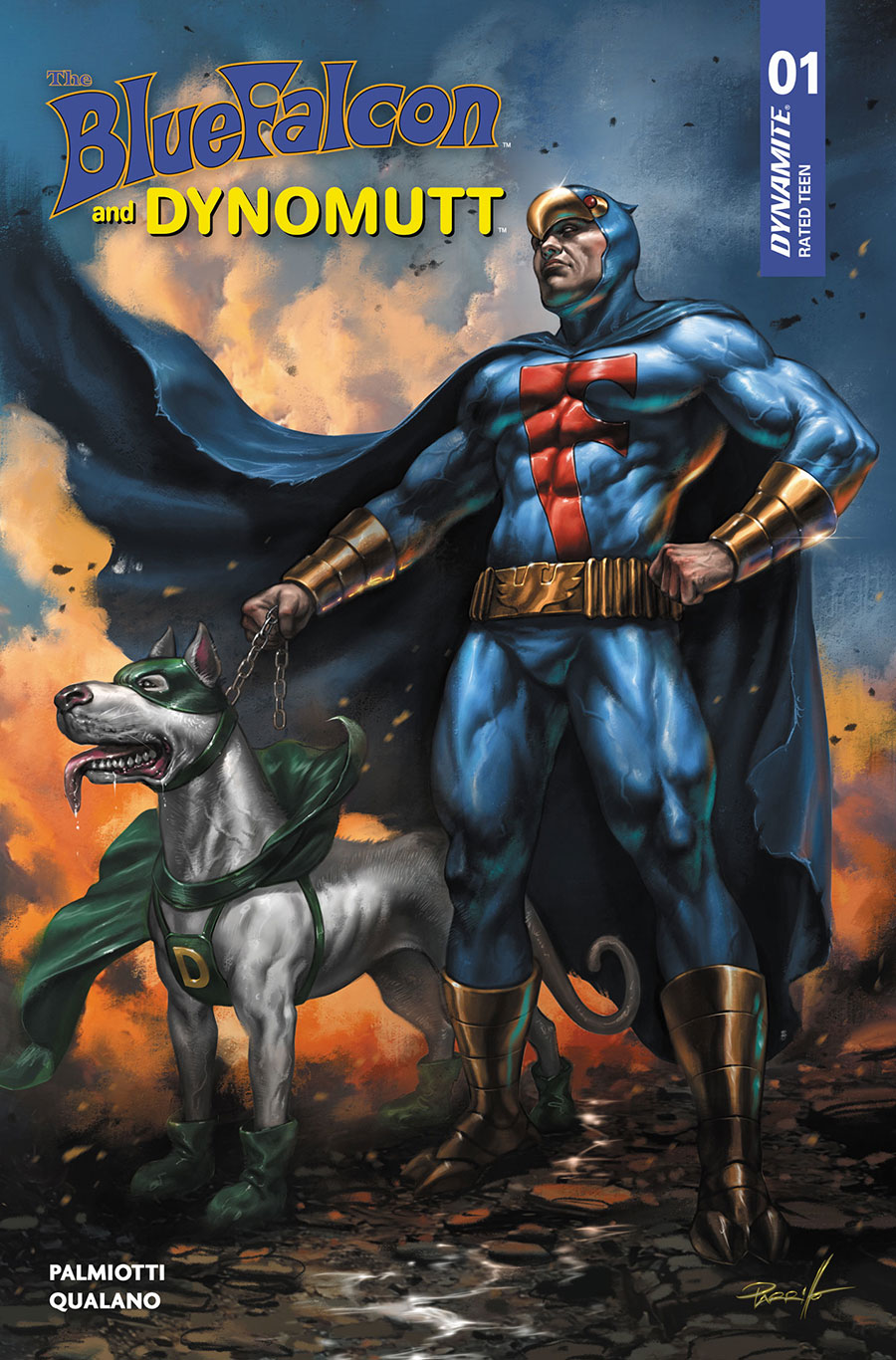 Blue Falcon & Dynomutt #1 Cover A Regular Lucio Parrillo Cover