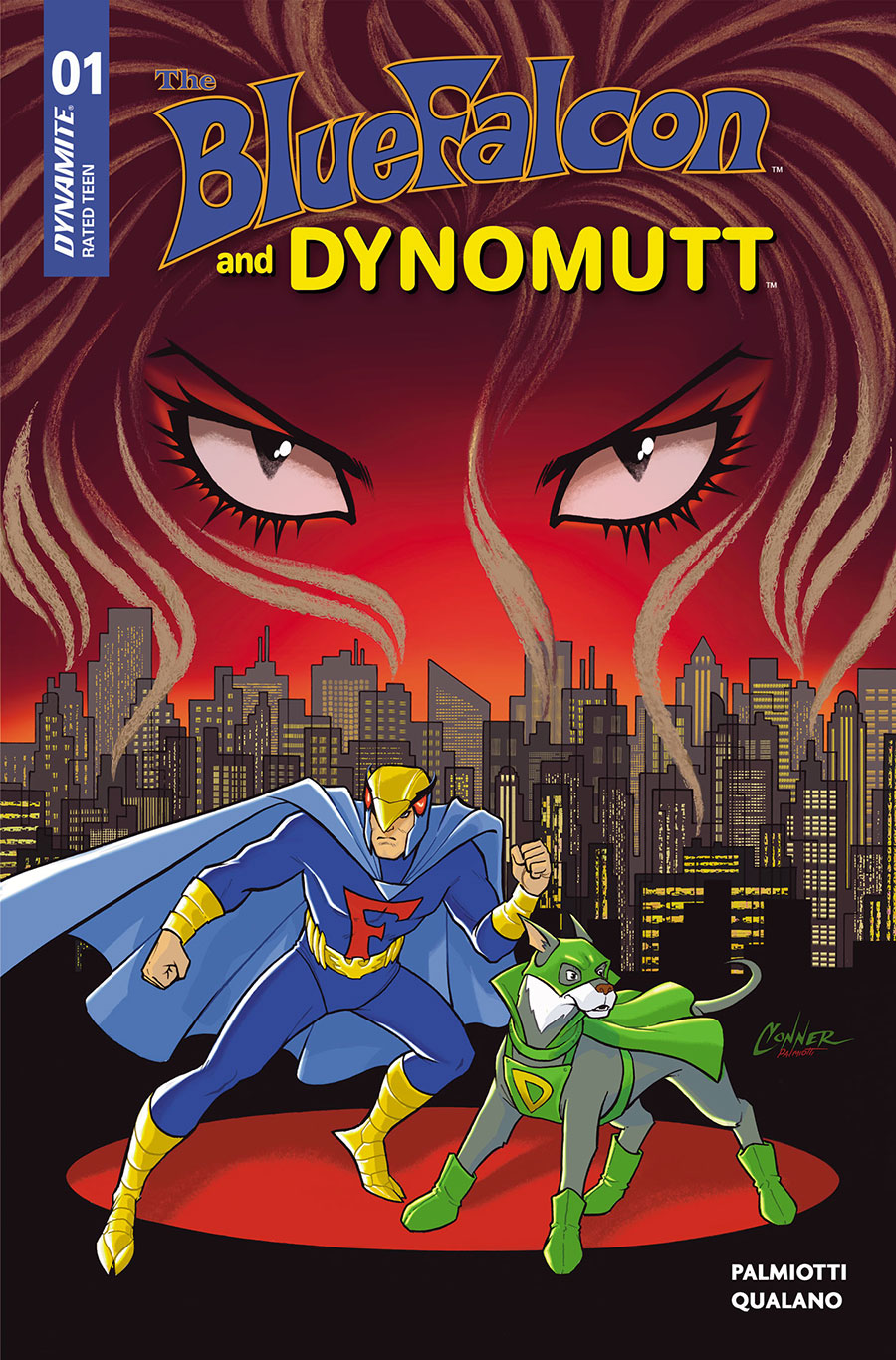 Blue Falcon & Dynomutt #1 Cover B Variant Amanda Conner Cover