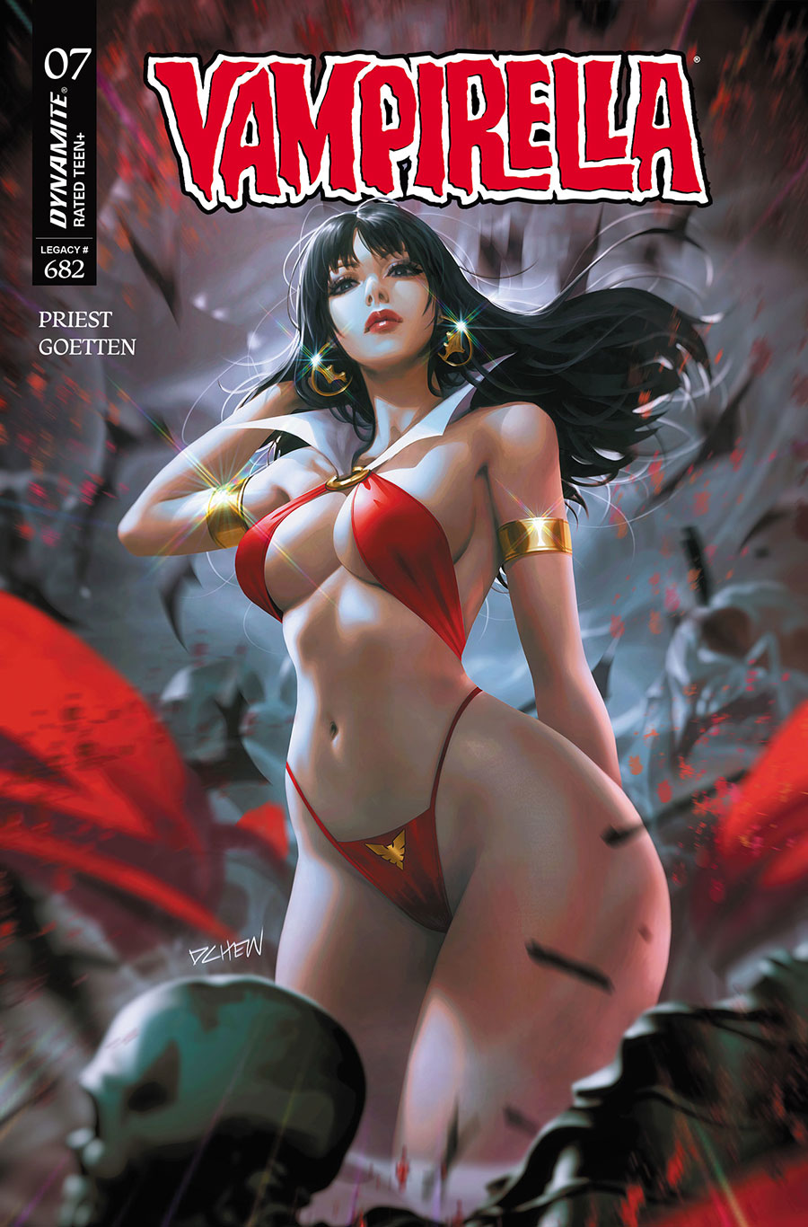 Vampirella Vol 9 #7 Cover B Variant Derrick Chew Cover