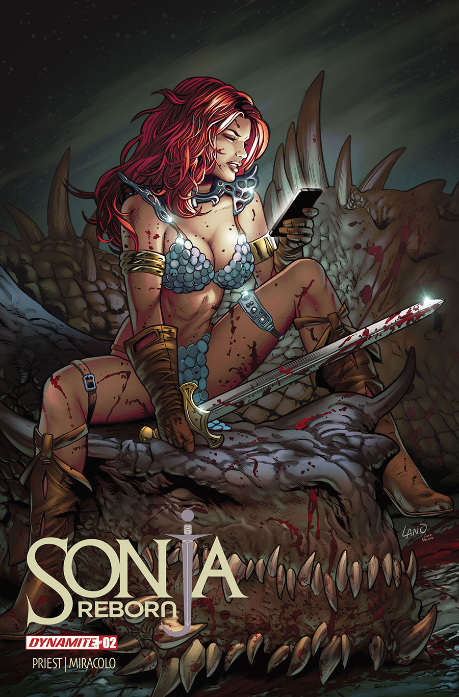 Sonja Reborn #2 Cover D Variant Greg Land Cover