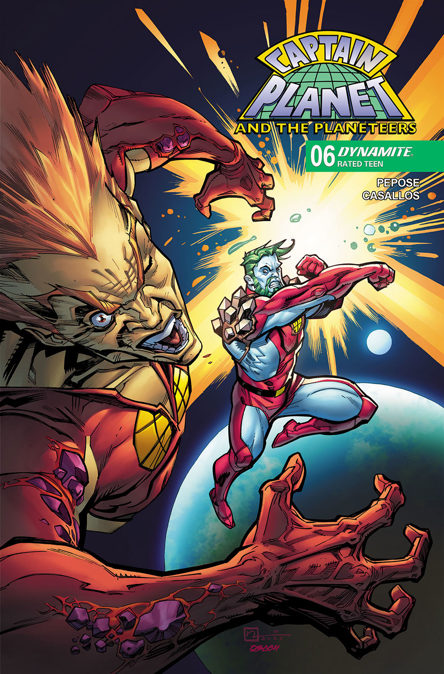 Captain Planet And The Planeteers Vol 2 #6 Cover A Regular Chad Hardin Cover
