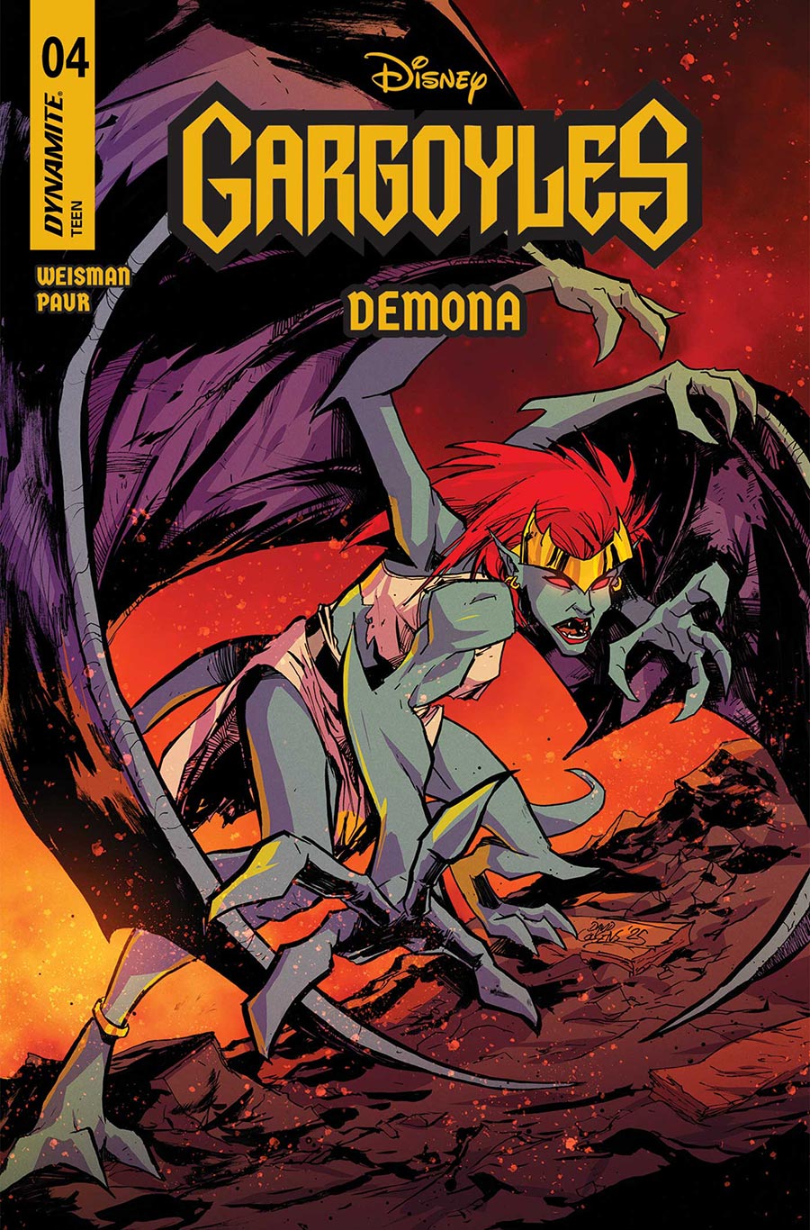 Gargoyles Demona #4 Cover D Variant David Cousens Cover