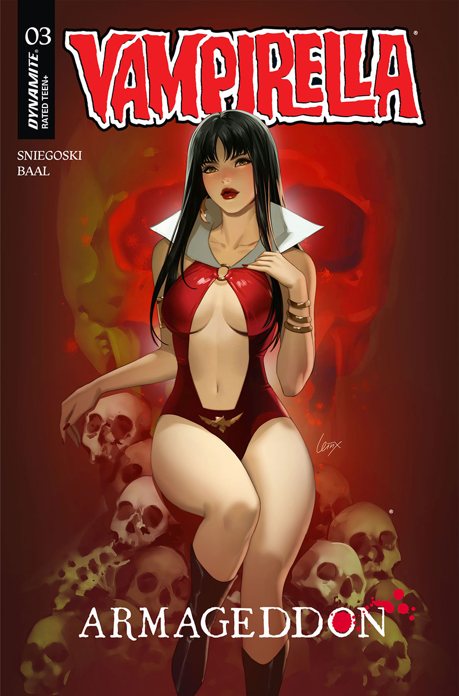 Vampirella Armageddon #3 Cover B Variant Lesley Leirix Li Cover