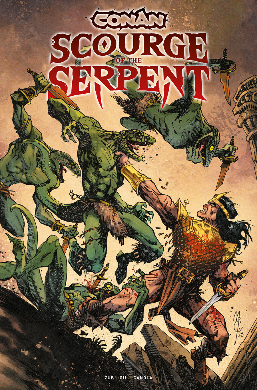Conan The Barbarian Scourge Of The Serpent #1 Cover B Variant John McCrea Cover