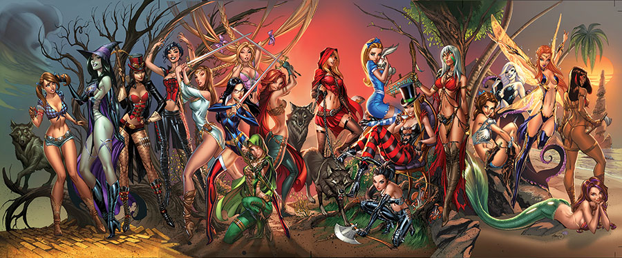 Grimm Fairy Tales Vol 2 #100 The Hour Of Fate Cover F Variant J Scott Campbell Gatefold Cover