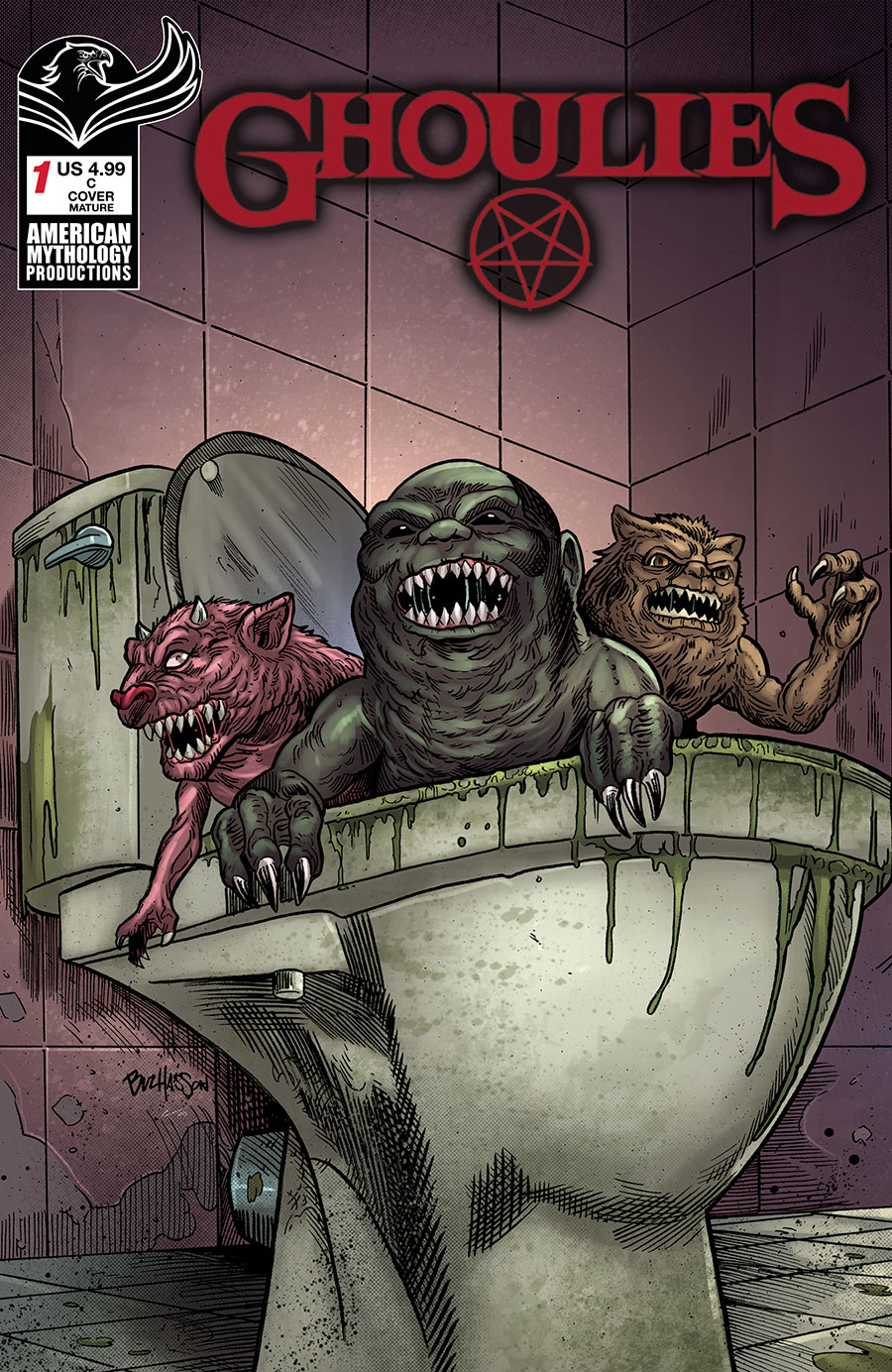 Ghoulies #1 Cover C Variant Buz Hasson Cover