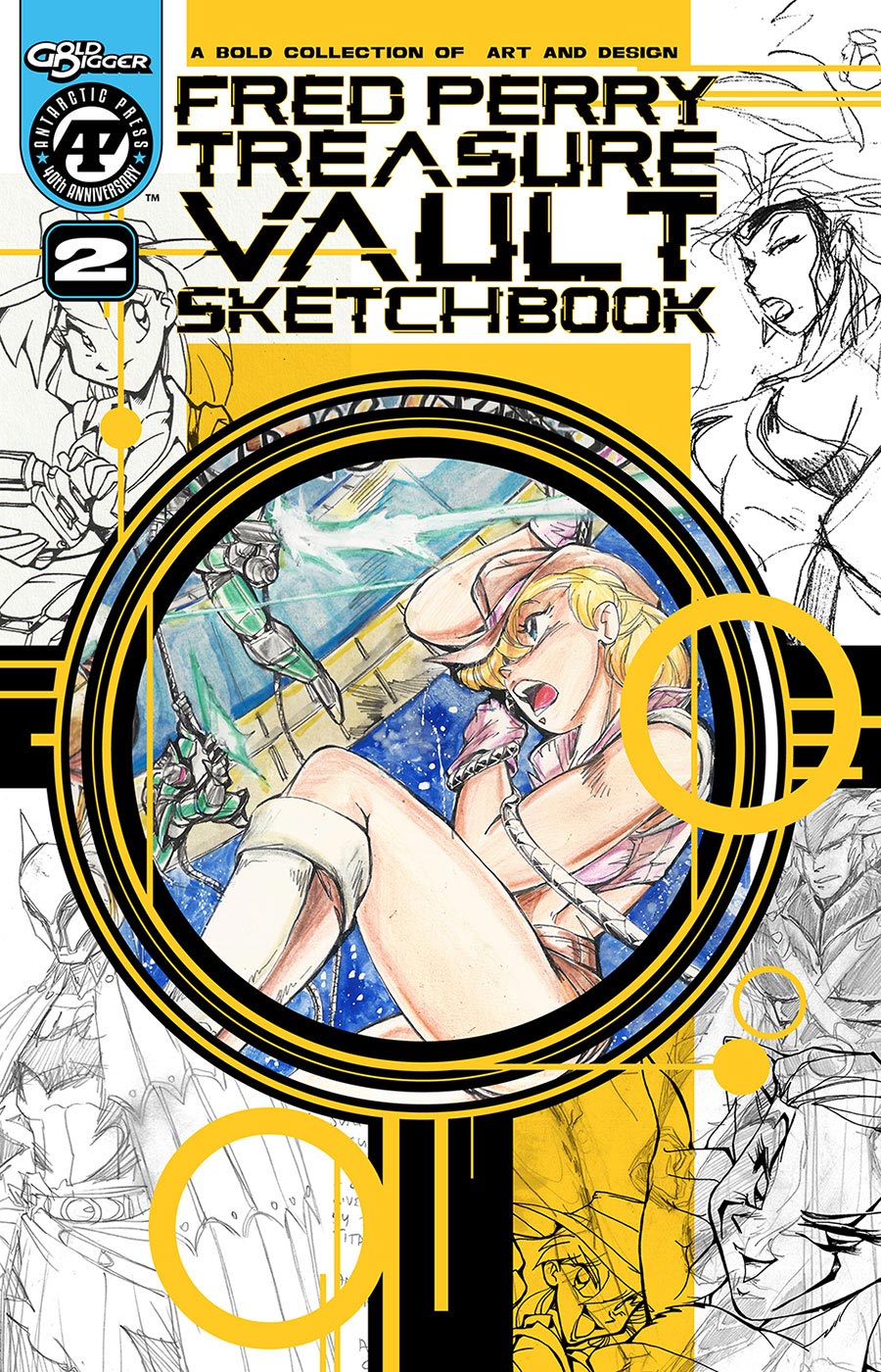 Fred Perry Treasure Vault Sketchbook #2 Cover A Regular Fred Perry Pencil Sketch Cover - RESOLICITED
