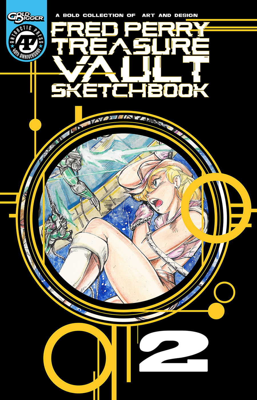 Fred Perry Treasure Vault Sketchbook #2 Cover B Variant Fred Perry Gold Foil Cover