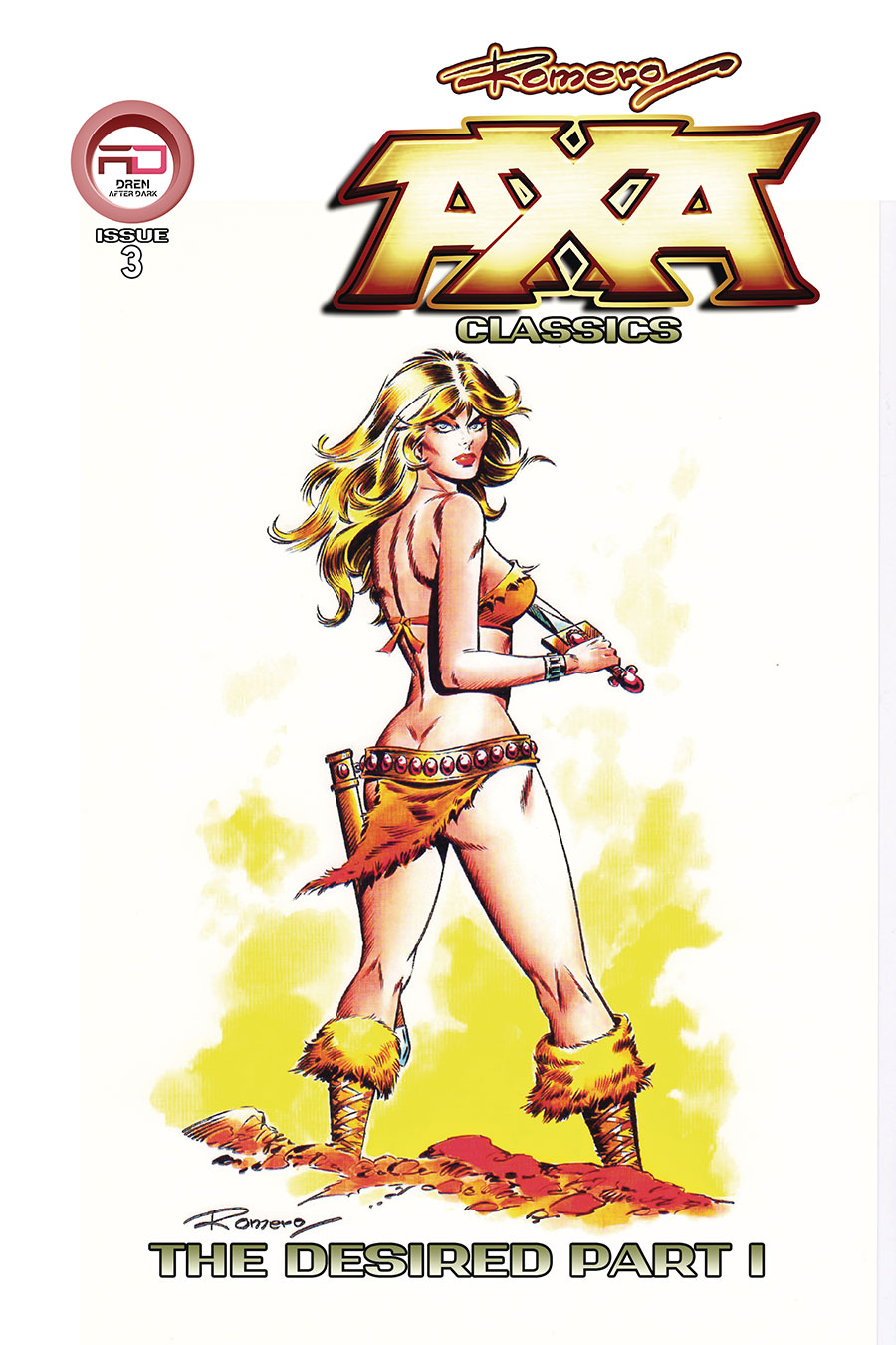 Axa Classics #3 Cover E Variant Romero Metallic Cover