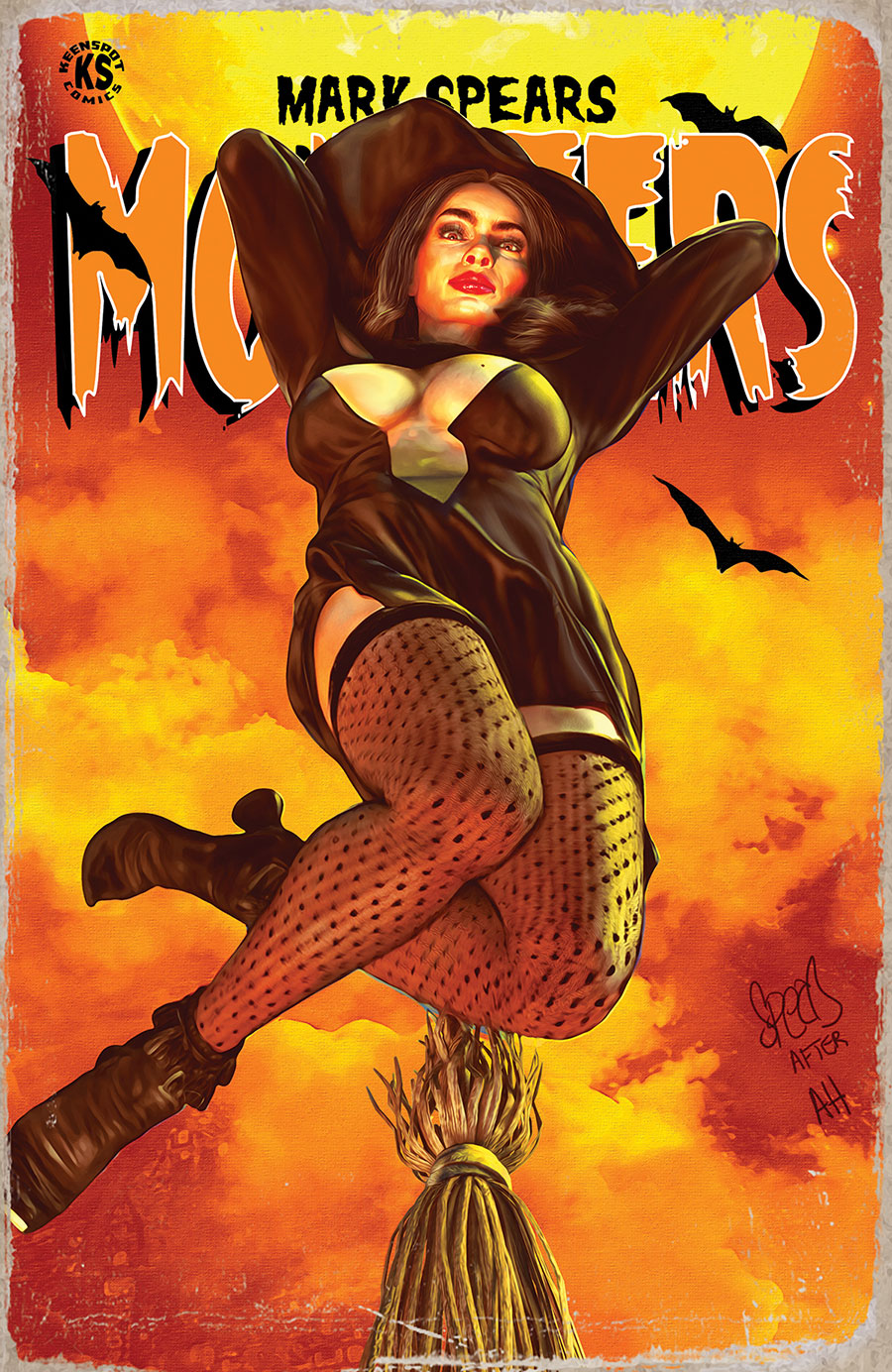 Mark Spears Monsters #7 Cover B Variant Mark Spears Hexy The Witch Cover