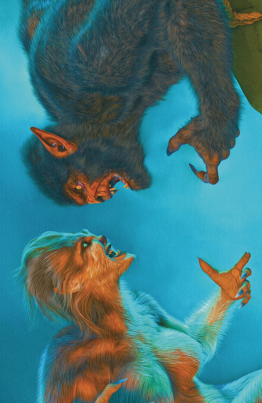 Mark Spears Monsters #7 Cover G Variant Mark Spears Wolves Virgin Metal Cover