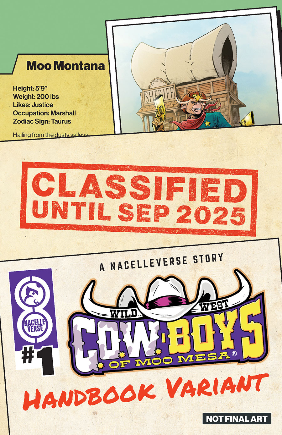 Wild West C.O.W.-Boys Of Moo Mesa Vol 3 #1 Cover D Variant Gavin Smith Handbook Cover