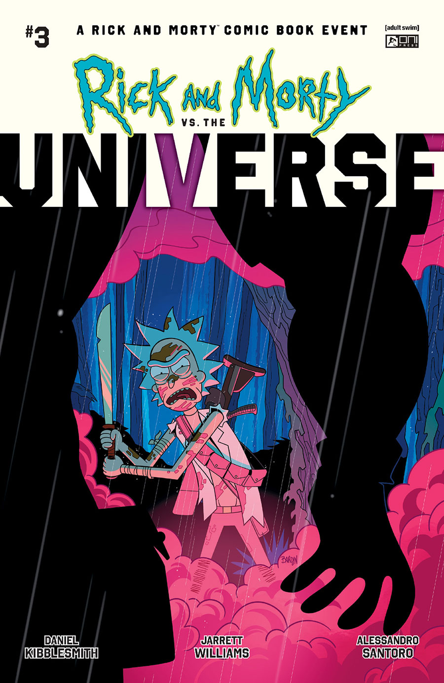 Rick And Morty vs The Universe #3 Cover A Regular Dave Bardin Cover