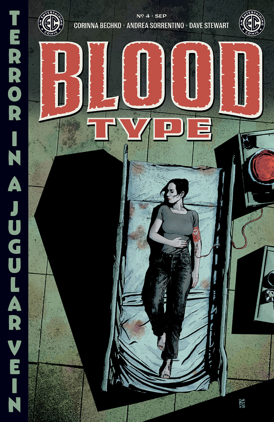 Blood Type #4 Cover B Variant Andrea Sorrentino Cover (EC Comics)