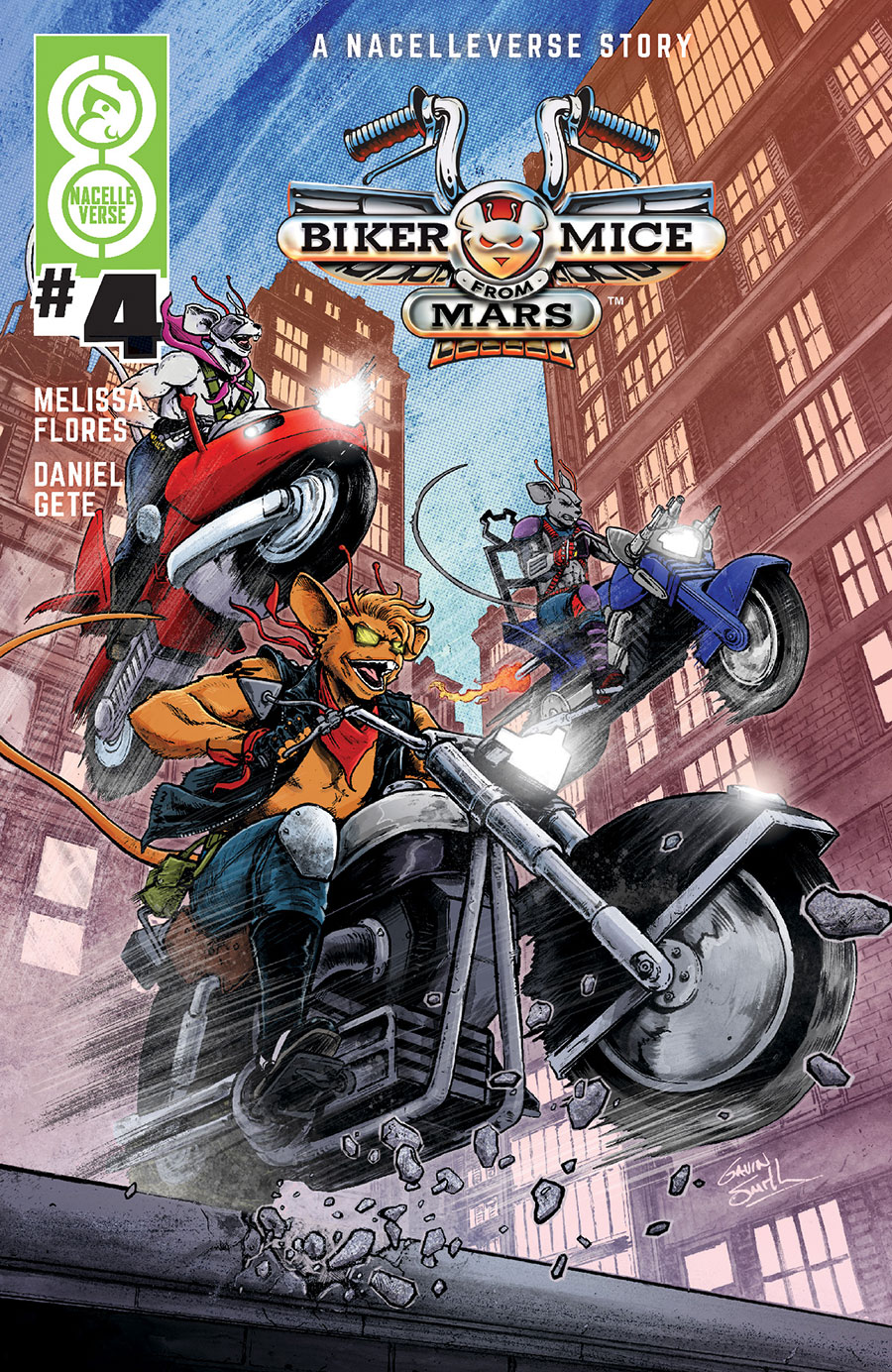 Biker Mice From Mars Vol 3 #4 Cover B Variant Gavin Smith Cover