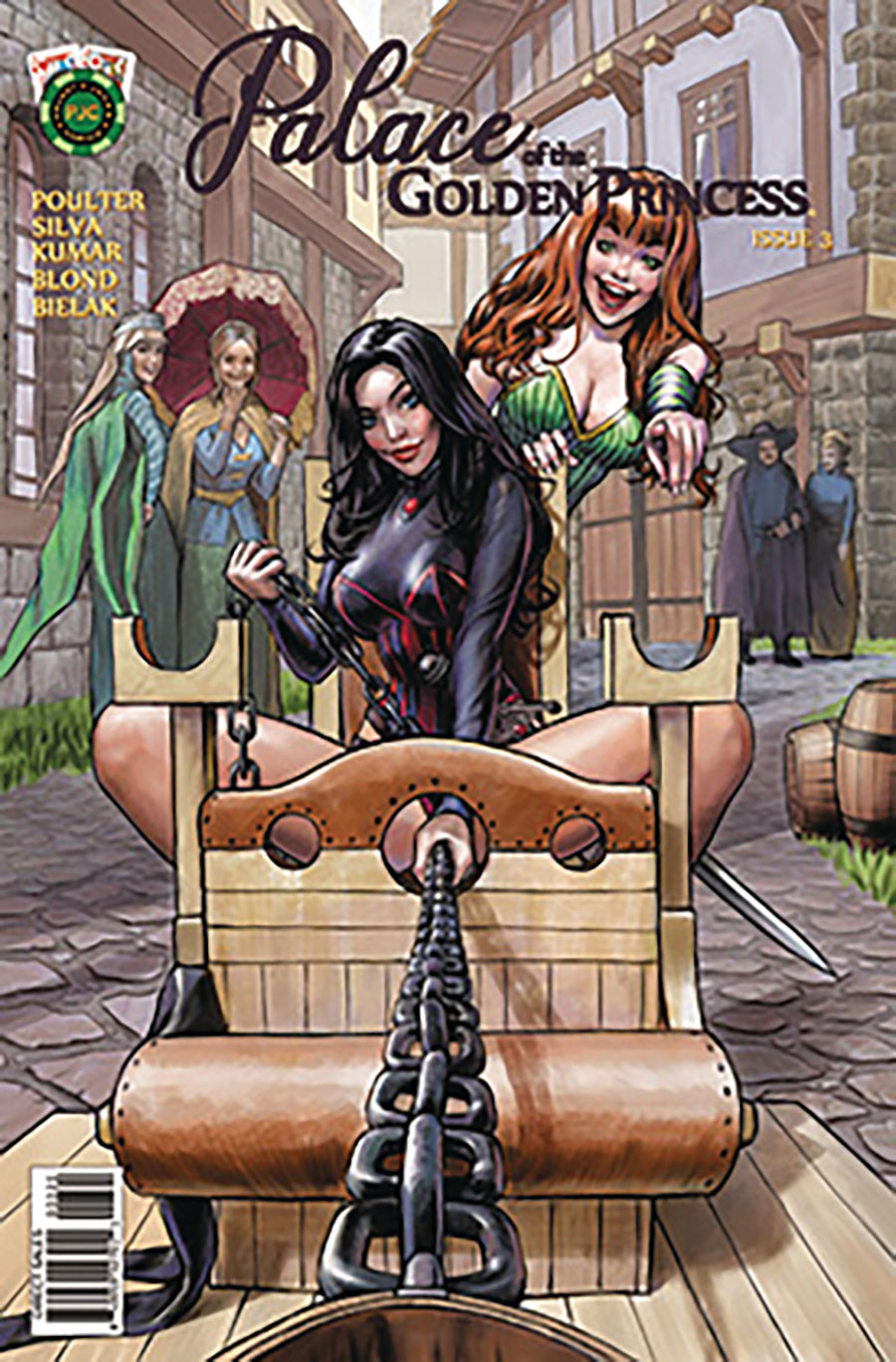 Palace Of The Golden Princess #3 Cover B Variant Alluvian Pillory Foil Cover