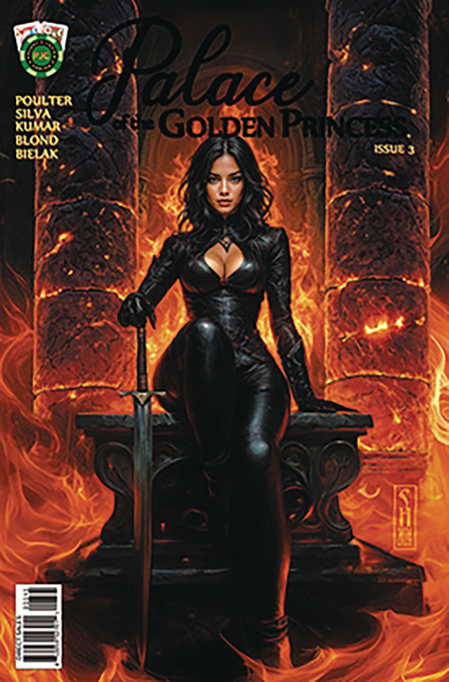 Palace Of The Golden Princess #3 Cover D Variant Scott Harben Gold Foil Cover